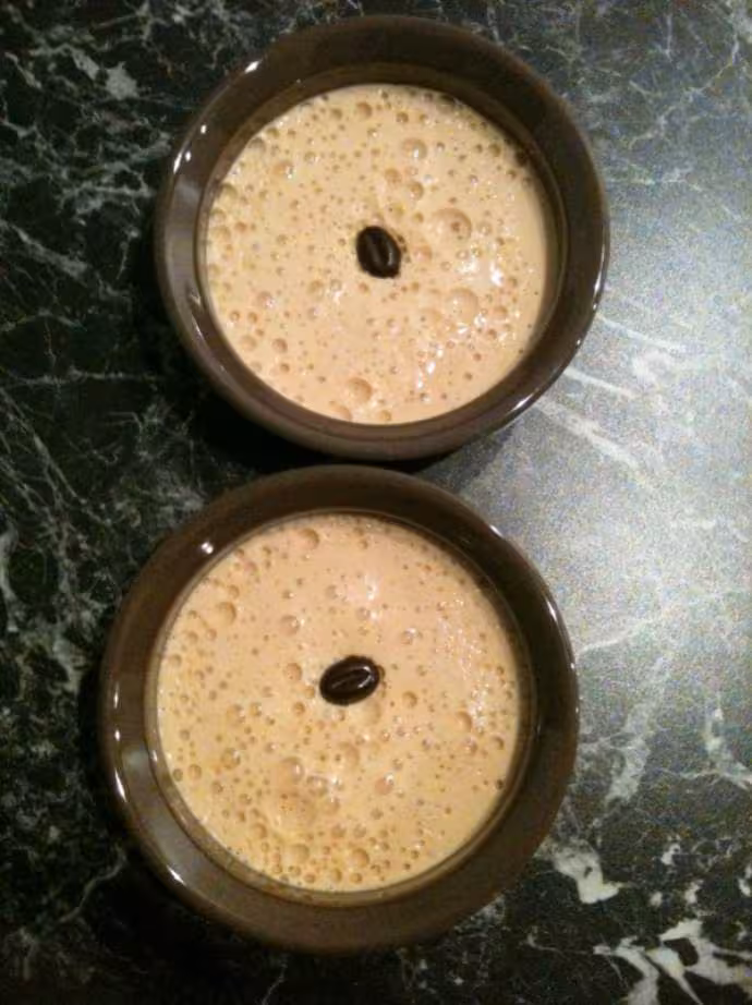 Mousse cafe legere a l agar agar