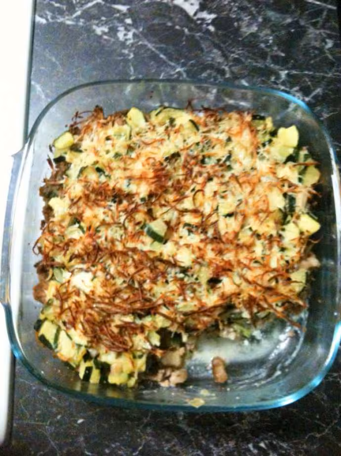 Parmentier de courgette