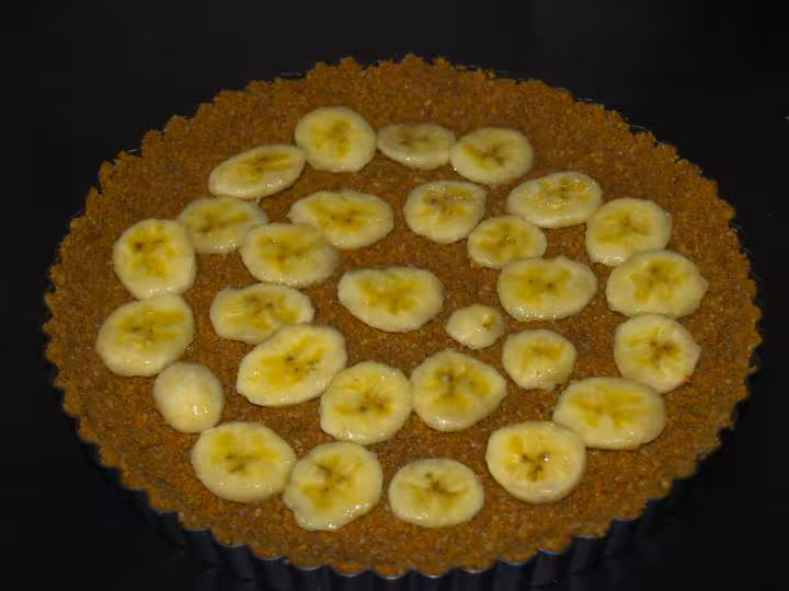 Banoffee pie etapes