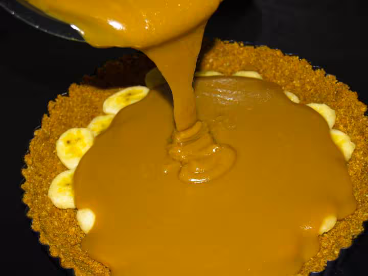 Banoffee pie etapes