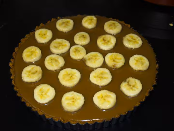 Banoffee pie etapes