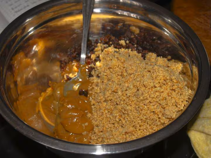 Boules aux granules de chocolat