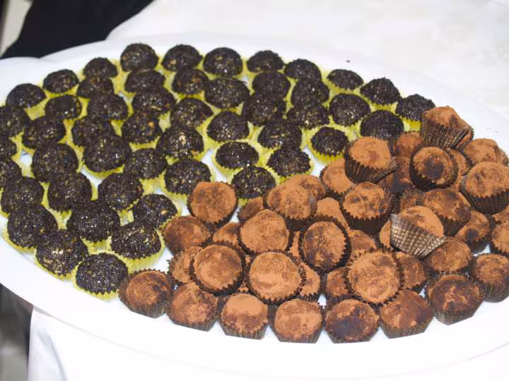 Boules aux granules de chocolat