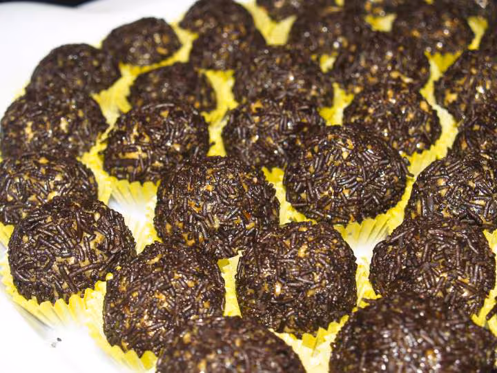 Boules aux granules de chocolat