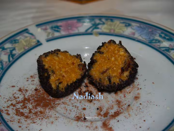 Boules aux granules de chocolat
