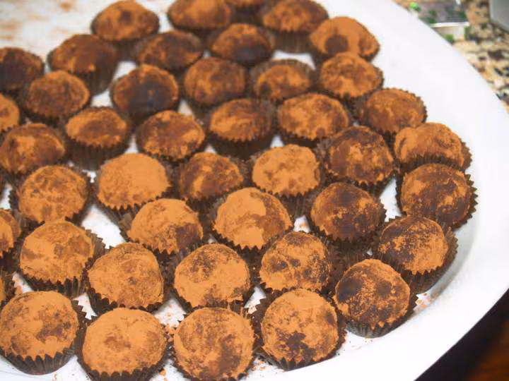 Boules de chocolat