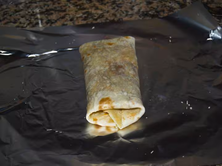 Burritos viande oignons et poivron rouge
