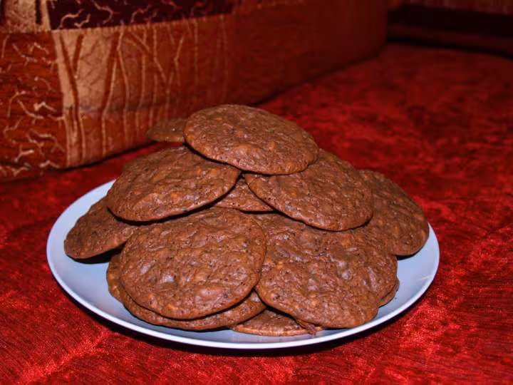 Cookies fondant au choco et amandes