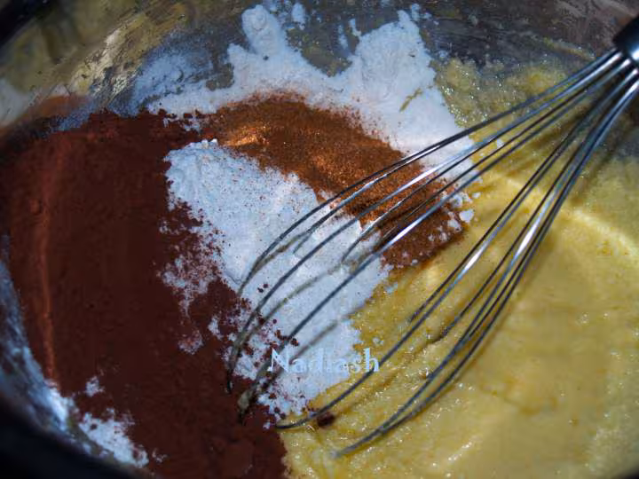 Gateau au choco et pomme