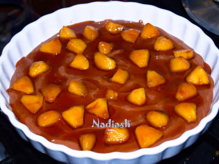 Gateau au choco et pomme