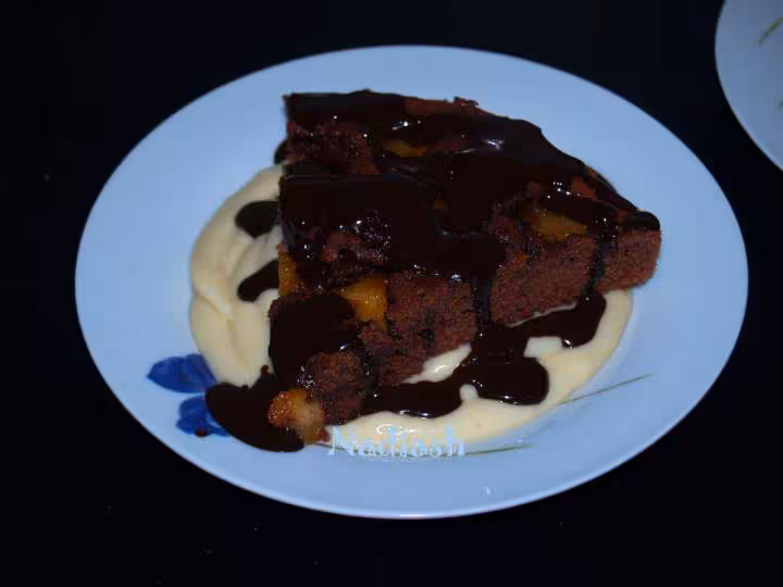 Gateau au choco et pomme