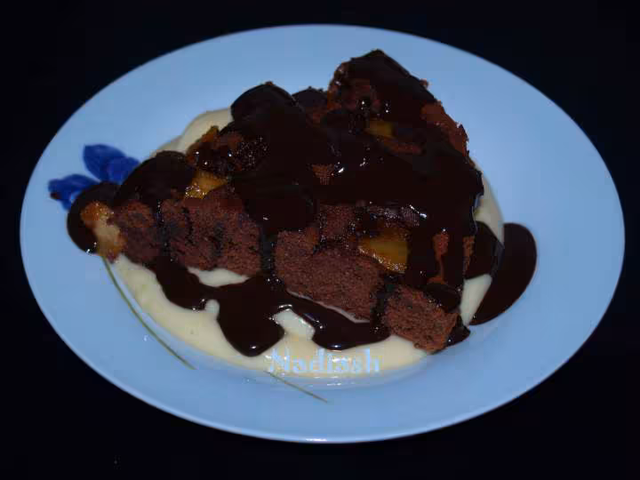 Gateau au choco et pomme