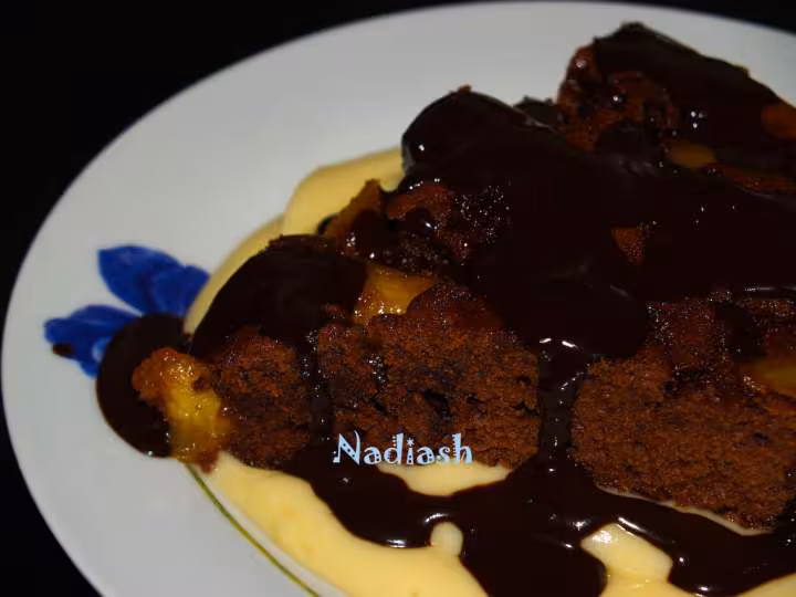 Gateau au choco et pomme