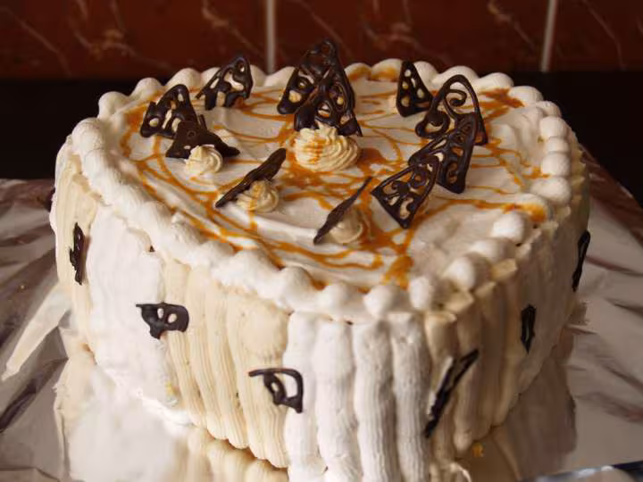 Gateau creme choco caramel