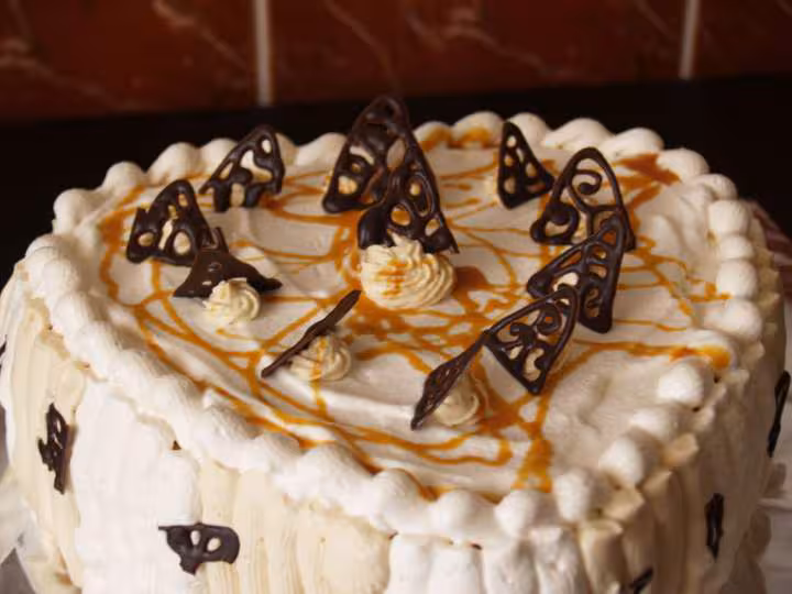 Gateau creme choco caramel