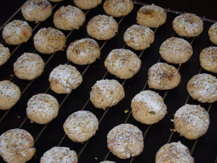 Gateaux pistache cannelle sans recette apres cuisson