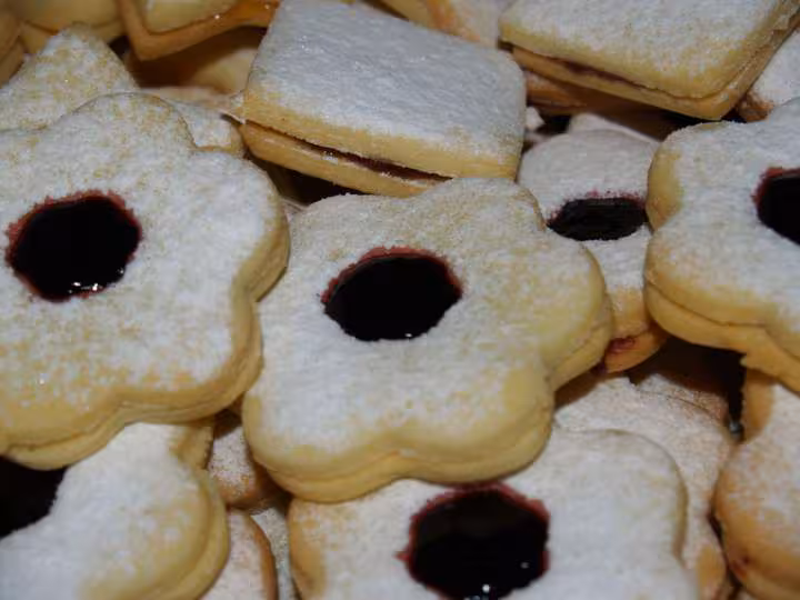 Gateaux ramadan 2007 sables a la confiture de myrtille