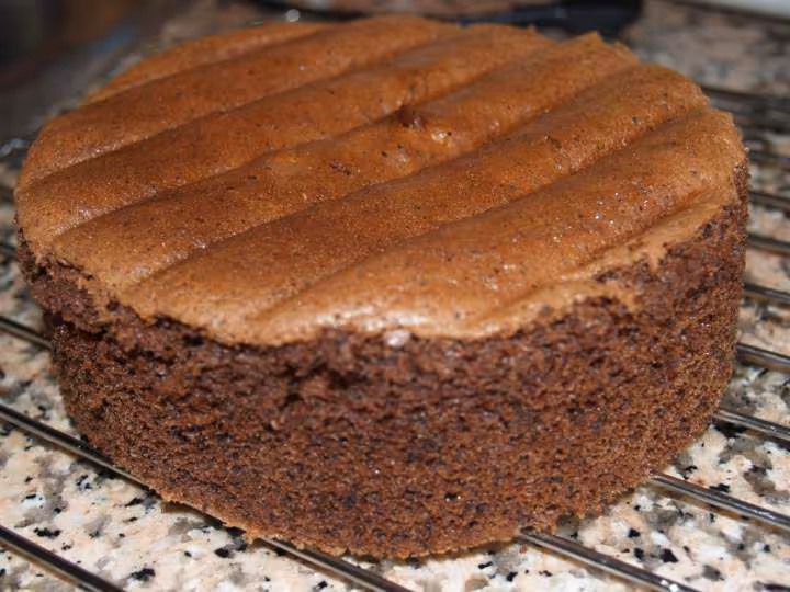 Genoise sortie du four