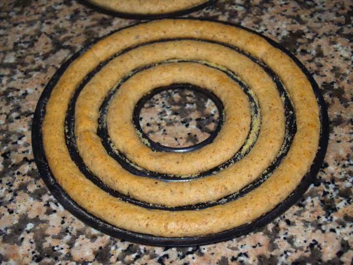 Kransekake apres cuisson