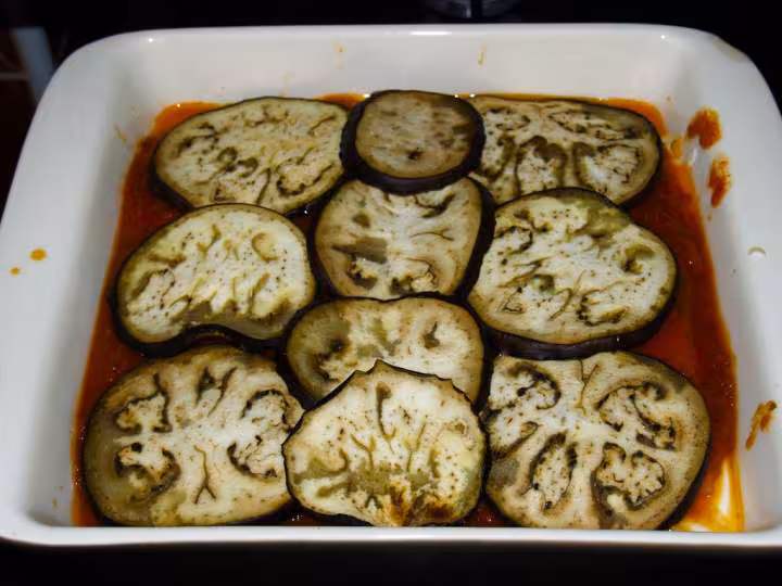 Lasagne vegetarienne etapes