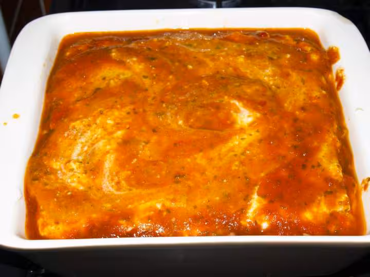 Lasagne vegetarienne etapes
