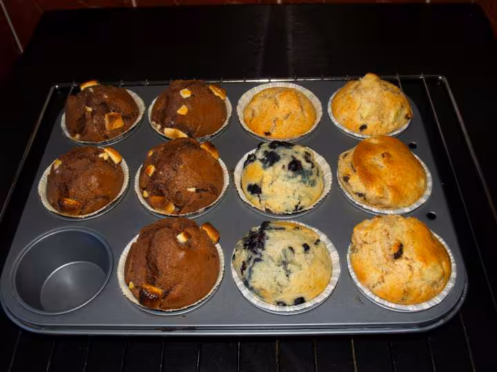 Muffins sortis du four