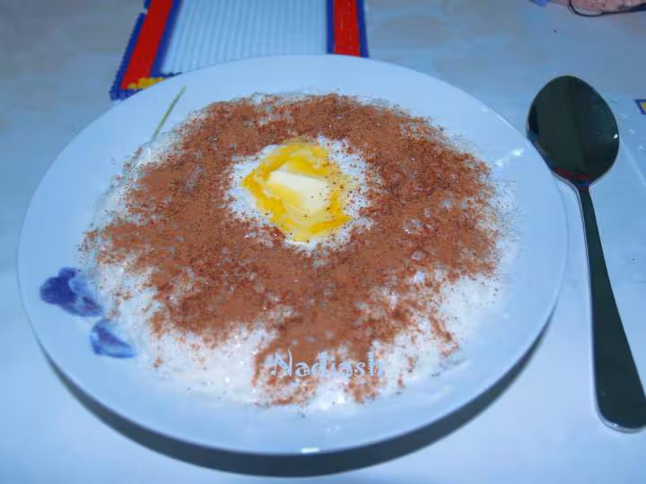 Riz au lait a la norvegienne 12 11 08