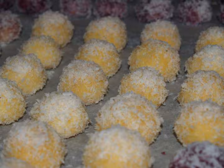 Rochers confiture d abricot coco
