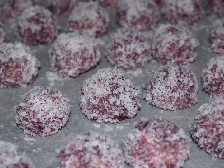 Rochers confiture de myrtille coco