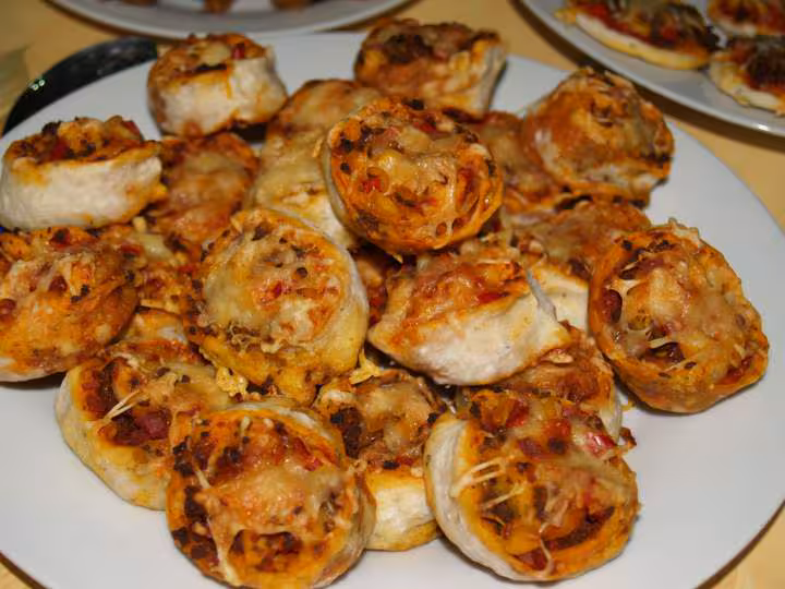 Roule de pizza