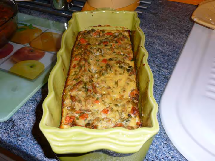 Cake thon et macedoine