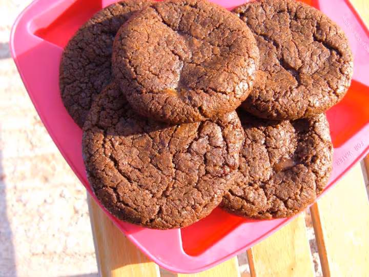 Cookies choc caramel