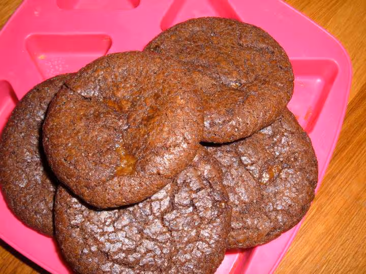 Cookies choc caramel