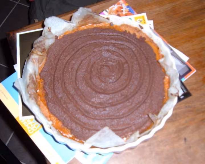 La tarte choco caramel de sophie