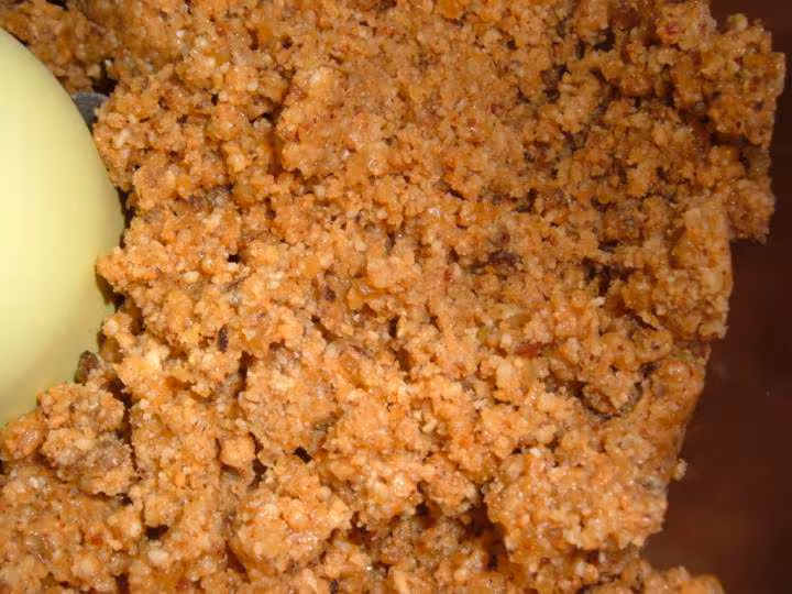Pate praline milieu de mixage