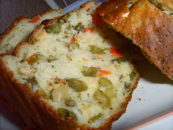 Cake a la macedoine de legumes