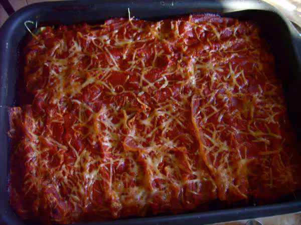 Cannellonis epinards jambon