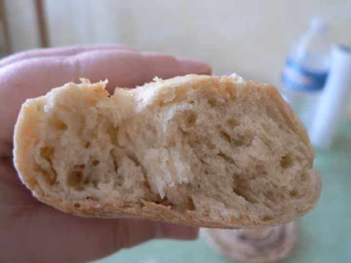 Mie de la baguette