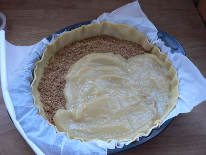 Tarte aux pommes et speculos