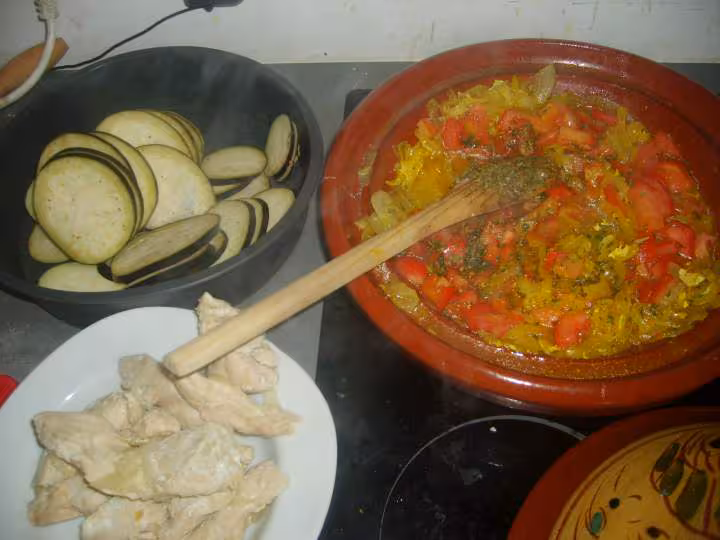 Tajine aubergine