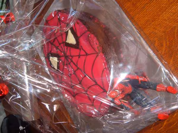 Gateau spiderman