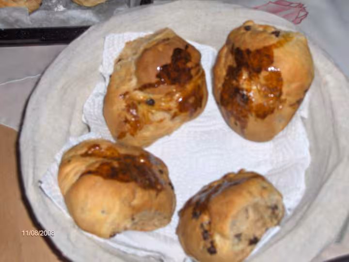 Briochettes aux pepites de chocolat