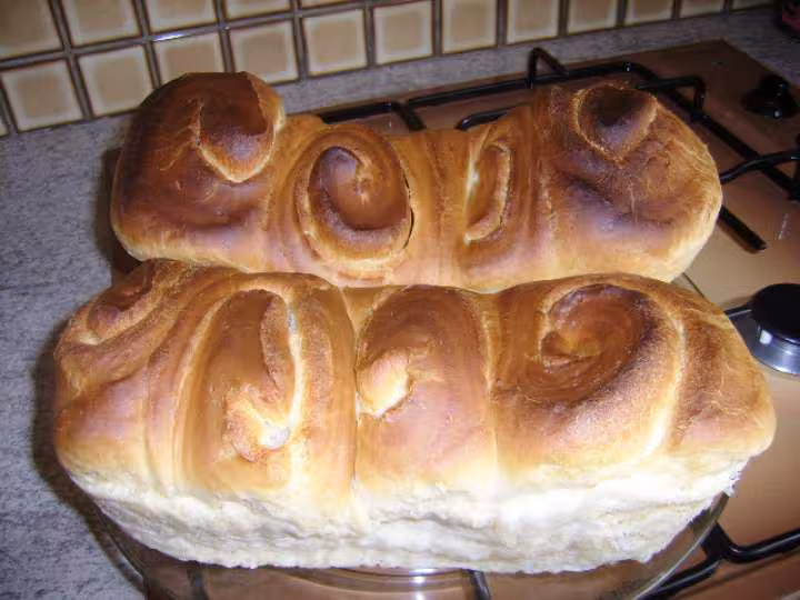 Brioche apres cuisson au four
