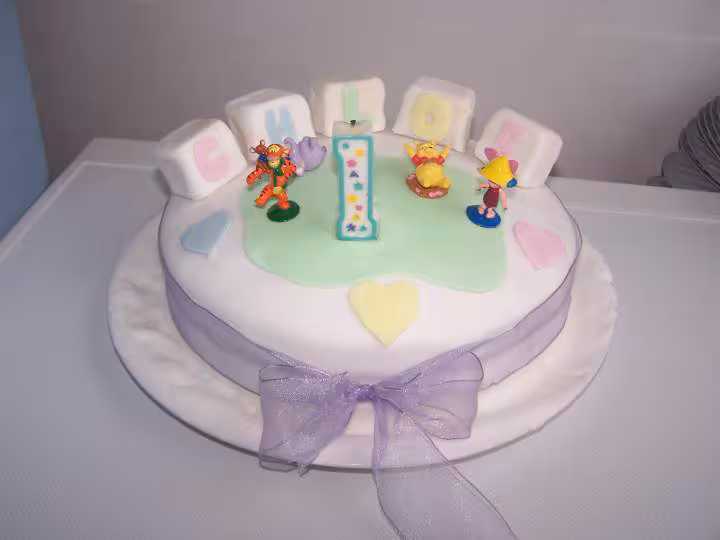 Gateau 1er anniversaire de ma puce chloe