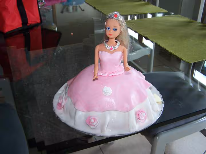 Le gateau barbie pour une amie