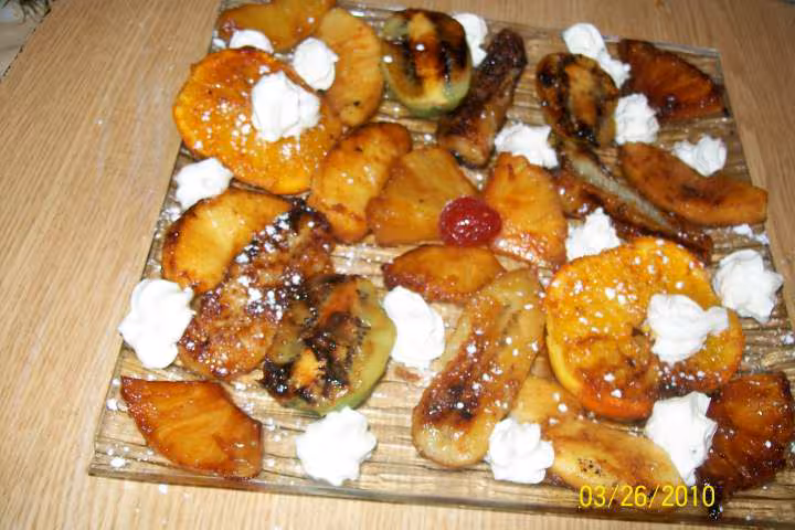 5 fruits composes caramelises