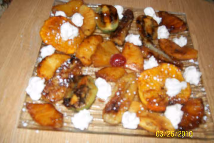 5 fruits composes caramelises