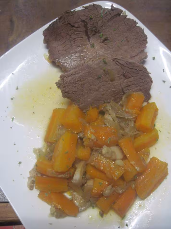 Aiguillette de boeuf aux carottes cocotte minute