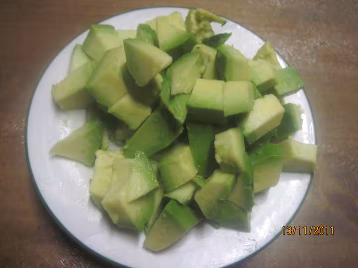 Aiguillettes de poulet a l avocat persillee