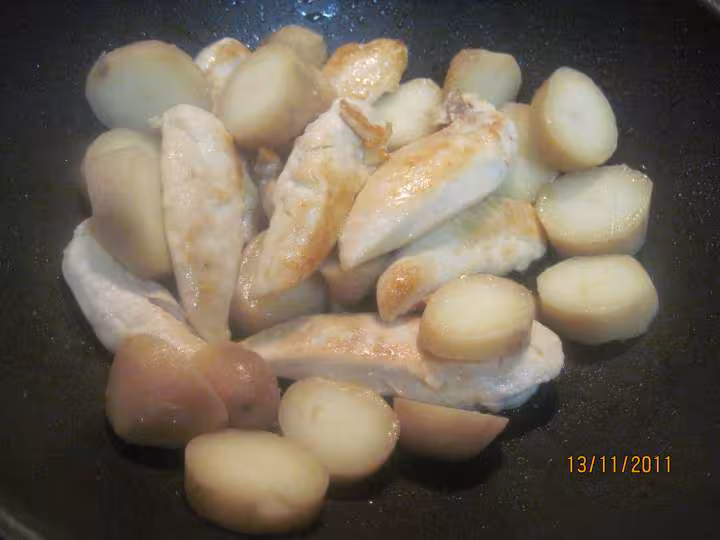 Aiguillettes de poulet a l avocat persillee